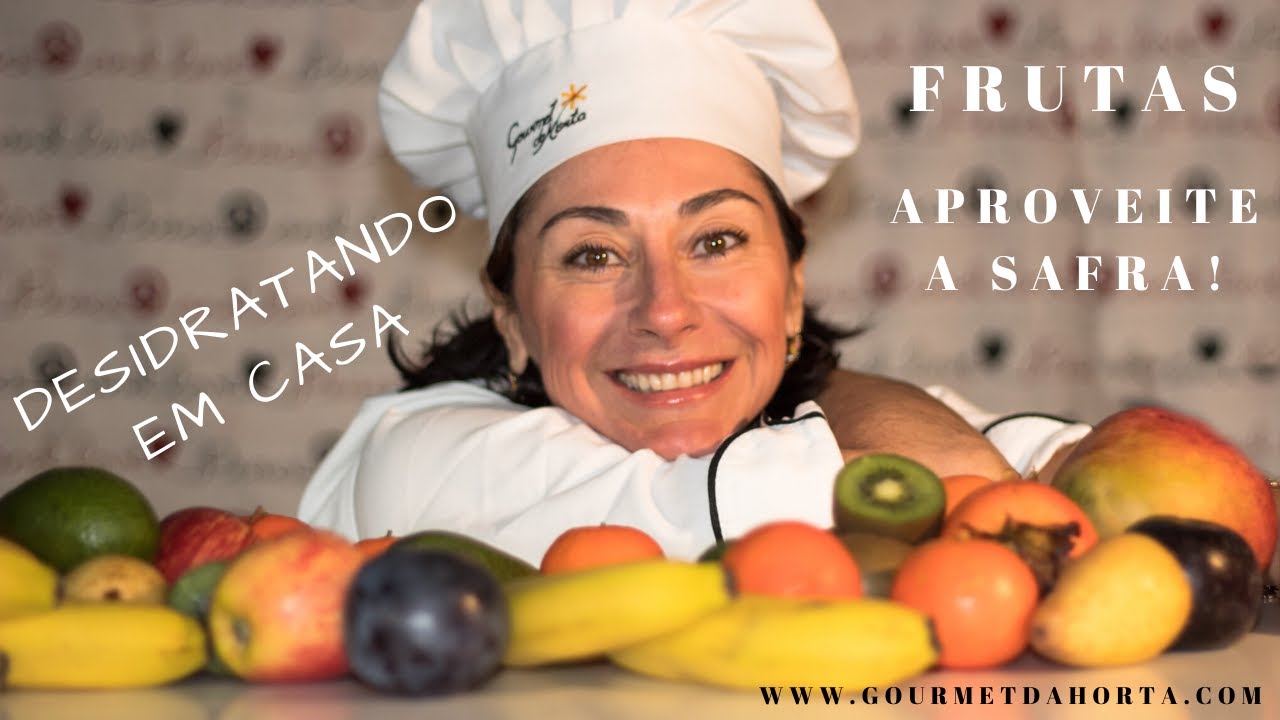 Frutas desidratadas em casa