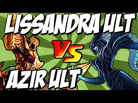 Azir Ult vs Lissandra Ult - Emperor's Divide vs Frozen Tomb by LoL Clash & Combo #lolclash