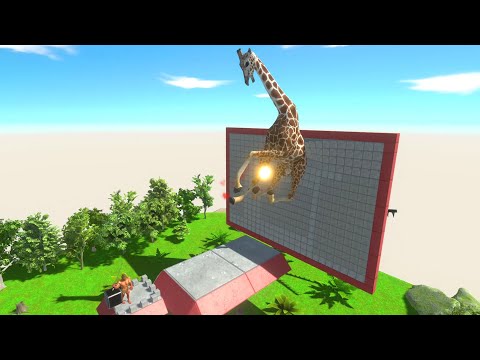 Achilles Shield Punch vs Giant Animals — Animal Revolt Battle Simulator