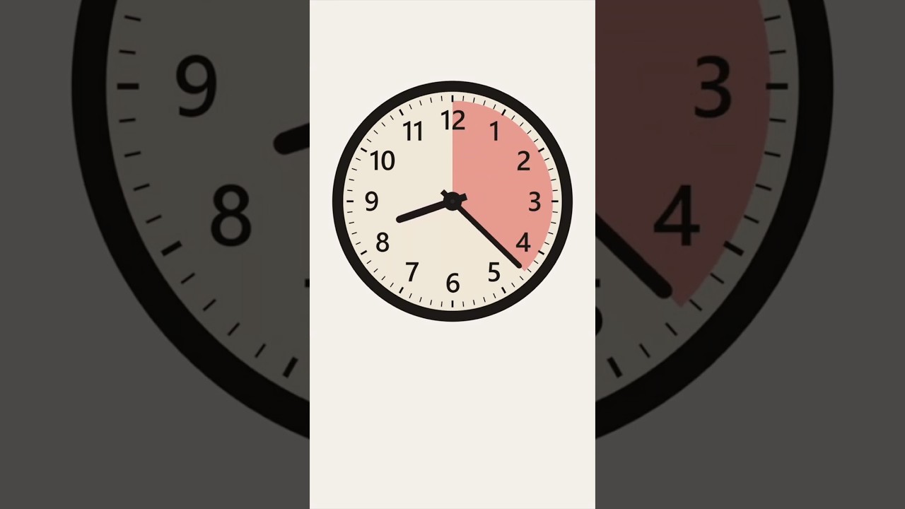 Analog clock elapsed time animation