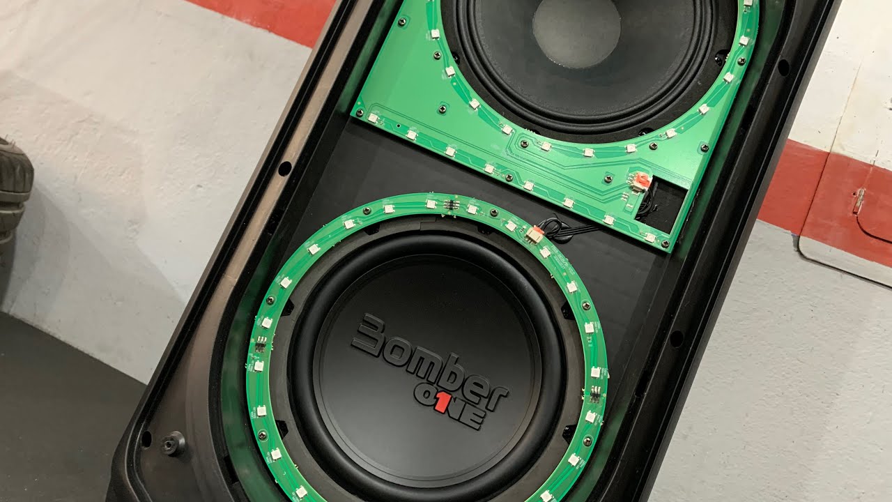 Party Box 1250 Bomber  troca do Sub + grave