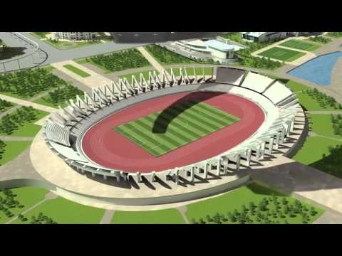 Проект реконструкции Олимпийского стадиона в Ашхабаде (Туркмения)