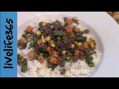 How to...Make Ground Bison & Veggies Over Rice (for...