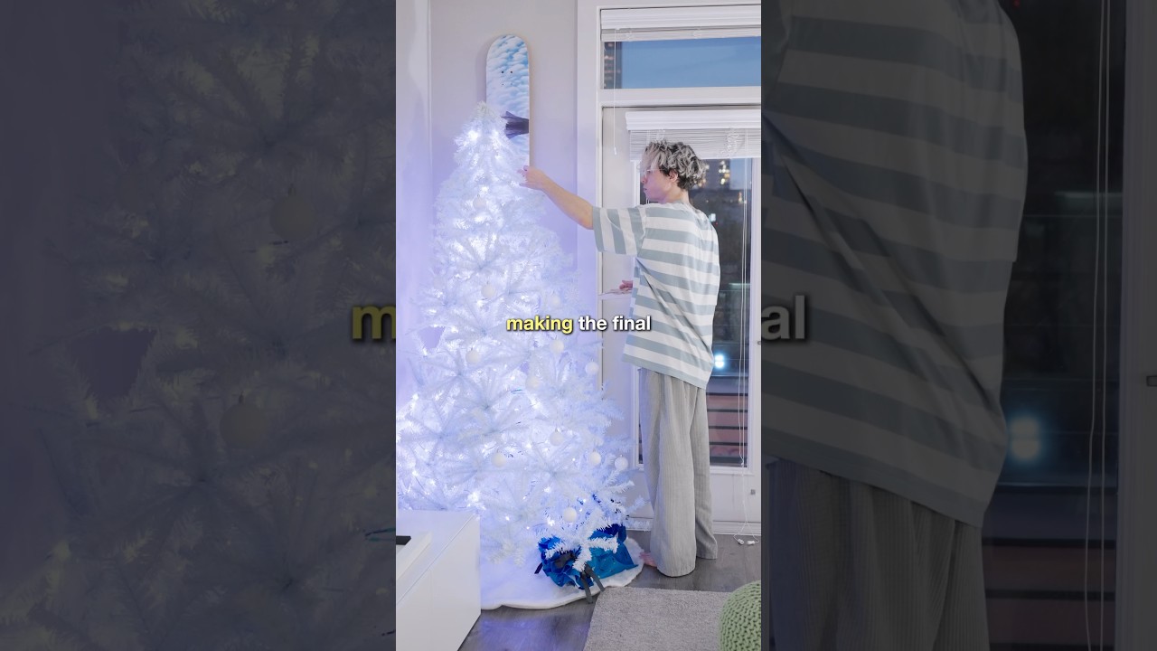 first ever all white christmas tree?