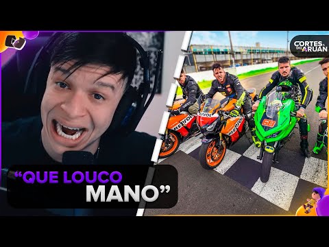 ARUAN REACTS: THE KING OF DRIVING IS BACK! THE GREAT MOTORCYCLE RACE! (RENATO GARCIA) - Cortes do...