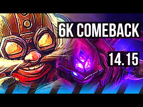 CORKI vs MALZAHAR (MID) | 6k comeback, 55k DMG, Godlike | BR Master | 14.15