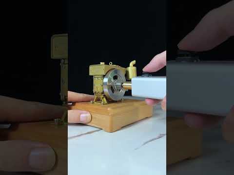 Miniature Single Cylinder Four Stroke Engine Model  #enginemodel #automobile