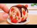 Mini Strawberry Oreo Cake Recipe Satisfying Mini Cake Decorating Mini Yummy