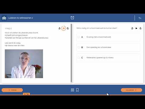 Luisteren examen A2 (nieuw systeem) 3 vragen