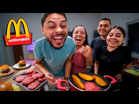 WE MADE MCDONALD'S SNACKS AT HOME!! 🍔 (IT GOT MUCH BETTER)