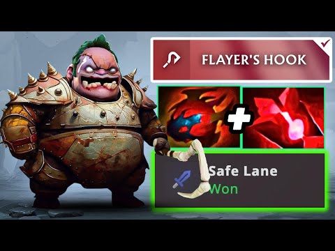 UNKILLABLE Safelane Monster 34Kills Overwhelming Blink + Blood Stone Builds 🔥🔥🔥 Pudge Dota 2