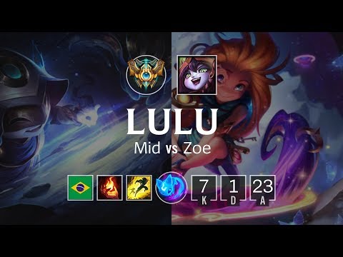 Lulu Mid vs Zoe - BR Challenger Patch 8.20