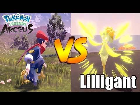 Pokemon Legends Arceus Boss Fight How to Beat Lilligant