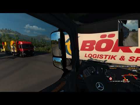 Euro Truck Simulator 2 Some narrow mountains in Pau-Manresa travel (promods maps)