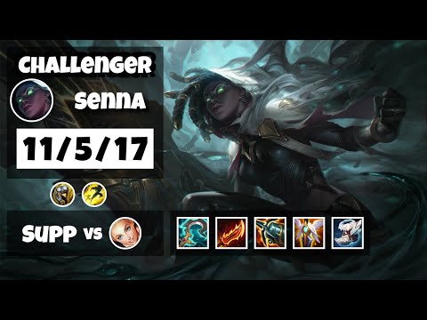 Senna 11.16 Gameplay Challenger Replay S11 Support (11/5/17) - NA