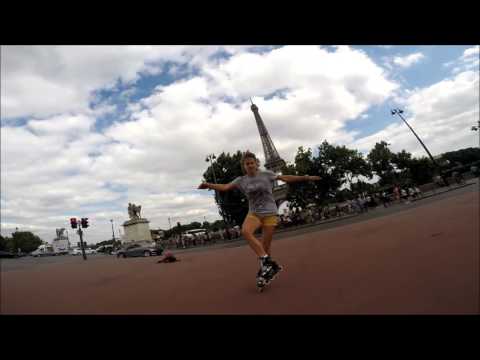 Sveta Stepanova/ freestyle slalom in Warsaw-Paris 2016