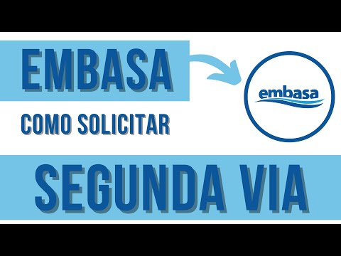 Thumbnail do vídeo: 2 VIA EMBASA: como emitir a segunda via da futura da Embasa