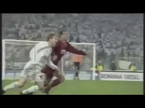 Cafu Sombrero su di Nedved Roma-Lazio