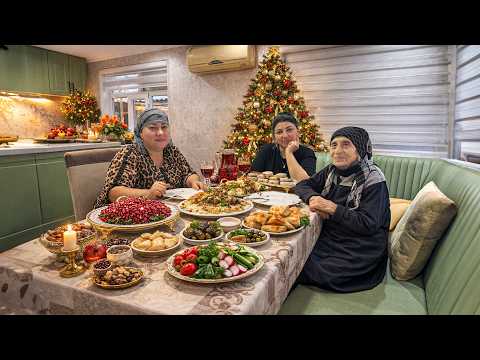🎄 Holiday Feast! Duck Pilaf, Pomegranate Salad & Fun Cookies for Kids! Grandma's Kitchen