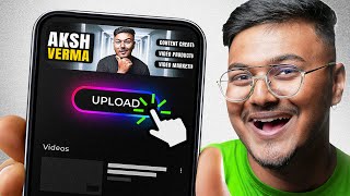 How To Upload YouTube Channel Banner (Smartphone) | YouTube Channel Art Kaise Lagaye!