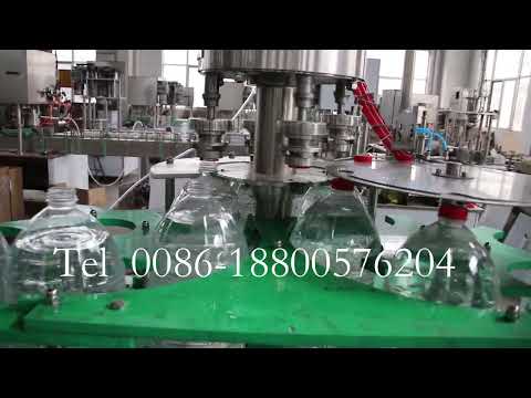 Big plastic barrel bottle oil capping machine 5L