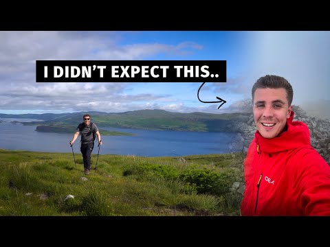 Hiking up the only Munro on the Island of Mull, Scotland