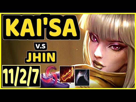 RULER (KAI'SA) vs JHIN - 11/2/7 KDA BOTTOM ADC GAMEPLAY - KR Ranked GRANDMASTER