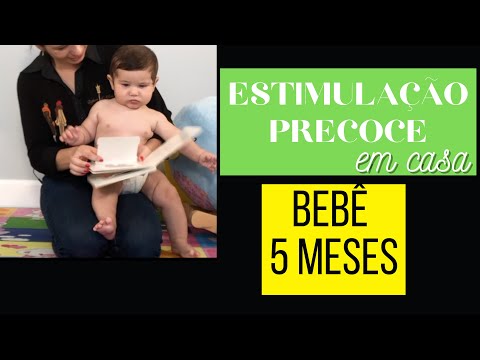 Estimulando o desenvolvimento de um bebê com 5 meses