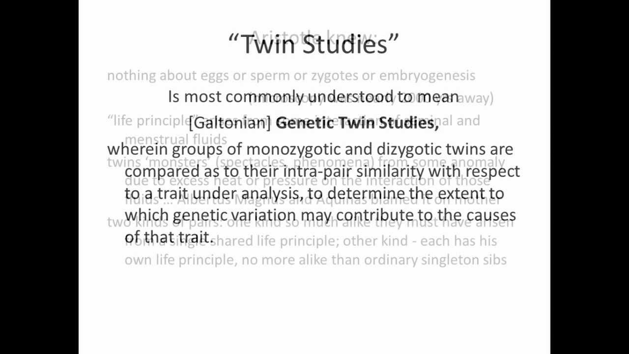 A History of Twin Studies