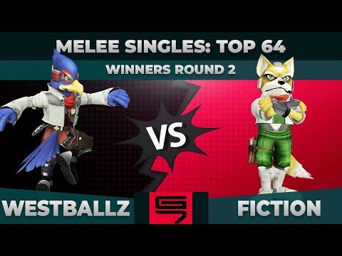 Westballz vs Fiction - Melee Singles: Top 64 Winners Round 2 - Genesis 7 | Falco vs Fox