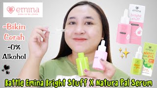 Download lagu BATTLE EMINA BRIGHT STUFF VS EMINA NATURA PAL FACE SERUM 💦✨- Lebih Bagusan Mana ?? mp3