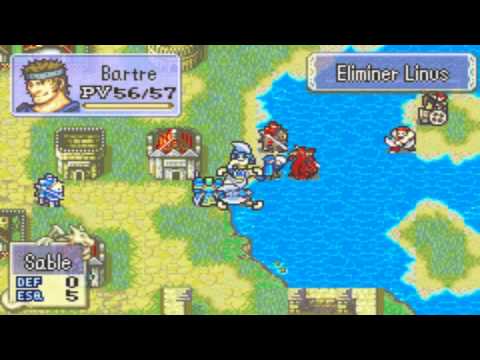 Fire Emblem 7 - [23A. Les Quatre Fangs] (Linus)