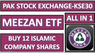 SAFE INVESTMENT|MEEZAN ETF|12 COMPANIES IN 1 STOCK |SHARIAH COMPLIANT #psx #kse100 #dividendstocks