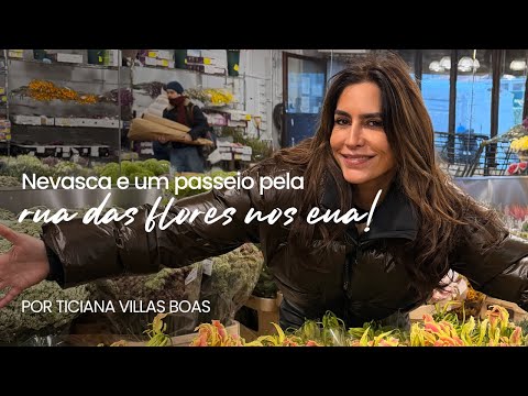 Nevasca e um passeio pela "rua das flores"nos EUA!