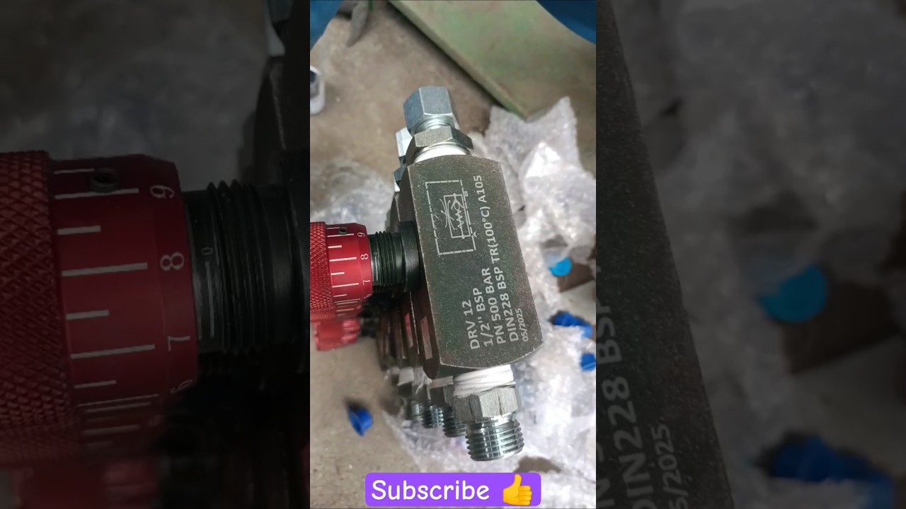 hydraulic flow control valve #shorts #viral #technical #hydraulic #flowcontrol #valve #youtube