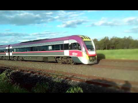 Geelong, Corio V/Line VLocity cross.