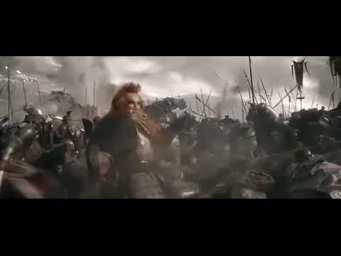 The Hobbit - Dain Ironfoot kills orcs just by headbutting them l Battle of the five armies