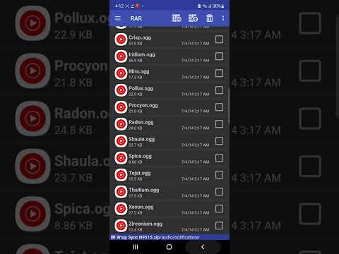 ZTE Wrap Sync - Ringtones / Notification / Alarms / UI / By Samsung Galaxy Note 10