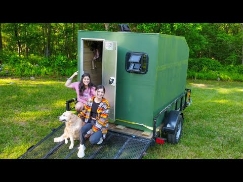 Utility Trailer Tiny House Camping (DIY Build)