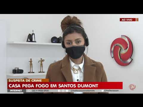 Polícia Civil investiga incêndio em casa na cidade de Santos Dumont