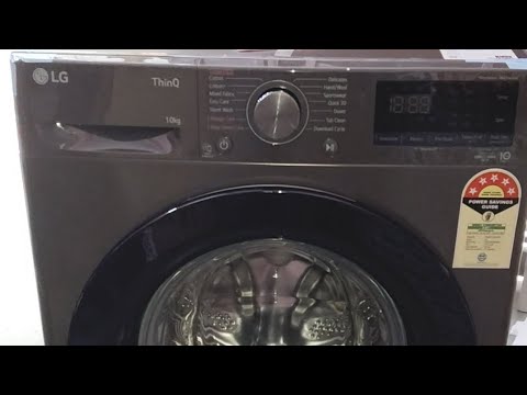 Thumbnail for LG -FHP1410Z3M Fully automatic 10.kg front load washing machine demo video π―π
