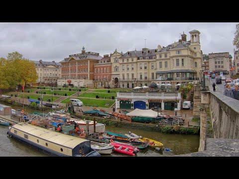 Richmond Walk on a Wet Autumn Day - London 4k Walk 2020