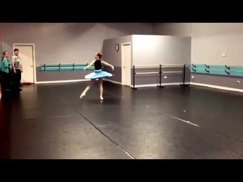 WBC Pas De Deux Rehearsal, 8 weeks until competition, Nick and Logan, Age 14