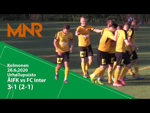 ÅIFK vs FC Inter Turku  Kolmonen 26.6.2020 3-1 (2-1)