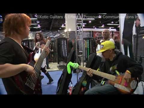 Katsuji Morioka and Dywane "Poly_neon" Thomas Jr. (now MonoNeon)  [NAMM 2011] Part 1