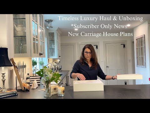 Unboxing of classic luxury items, NEWS FLASH for Subscribers around the world, carriage house