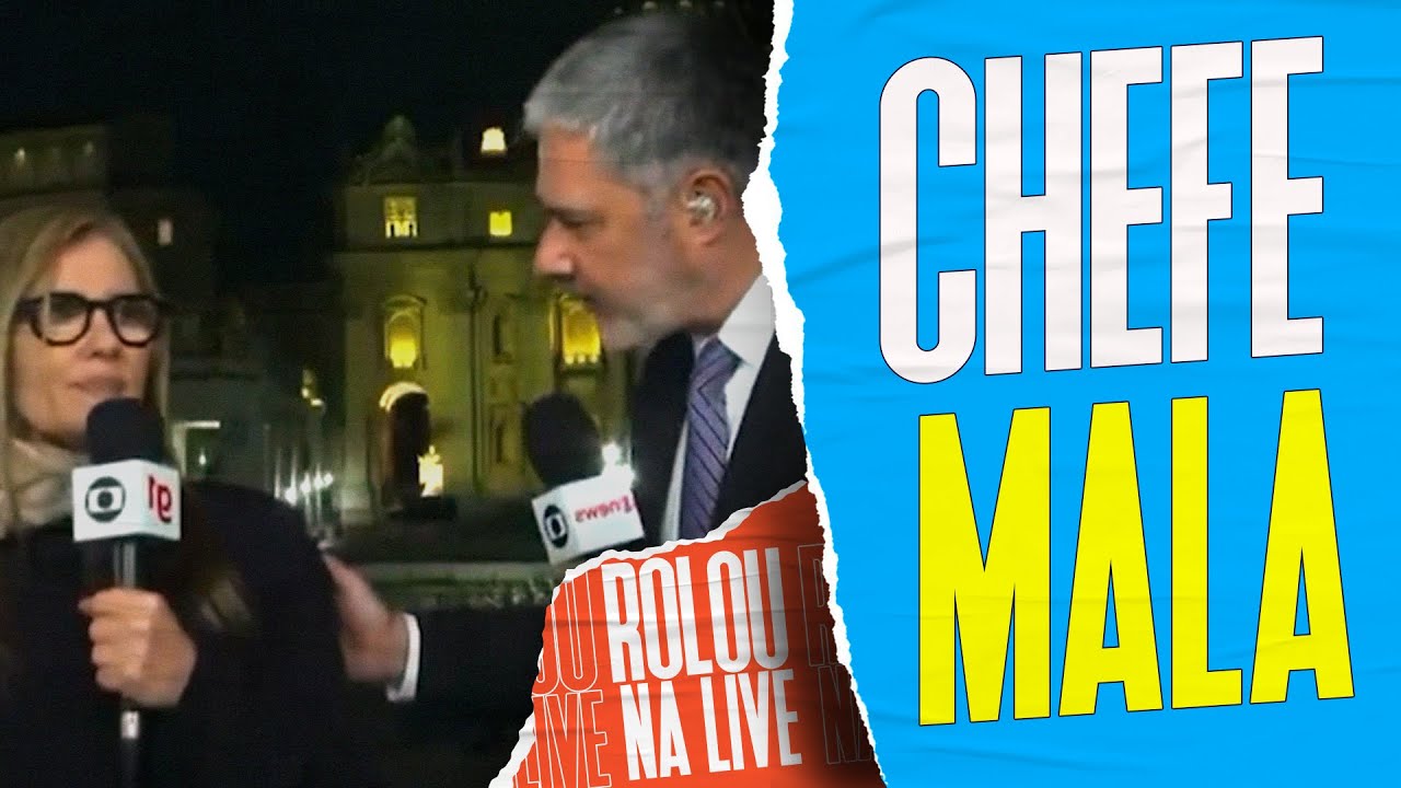 ILZE SCAMPARINI FICA DESCONFORTÁVEL COM ABRAÇO DE BONNER AO VIVO NO CONCLAVE | Galãs Feios