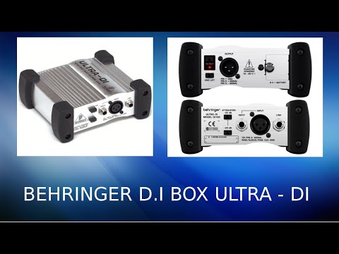 BEHRINGER D.I BOX ULTRA - DI #behringer #d.ibox #homestudio