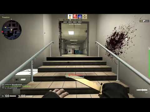 hamnar i en "knivig" situation