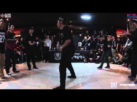 Dominatorz v Jinjo Crew / Bboy QF2 / KOD 2014 KOREA / Allthatbreak.com